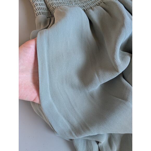 NWD Reformation Hibiscus Maxi Dress Gown Size S Seafoam #2A504 - Picture 13 of 13